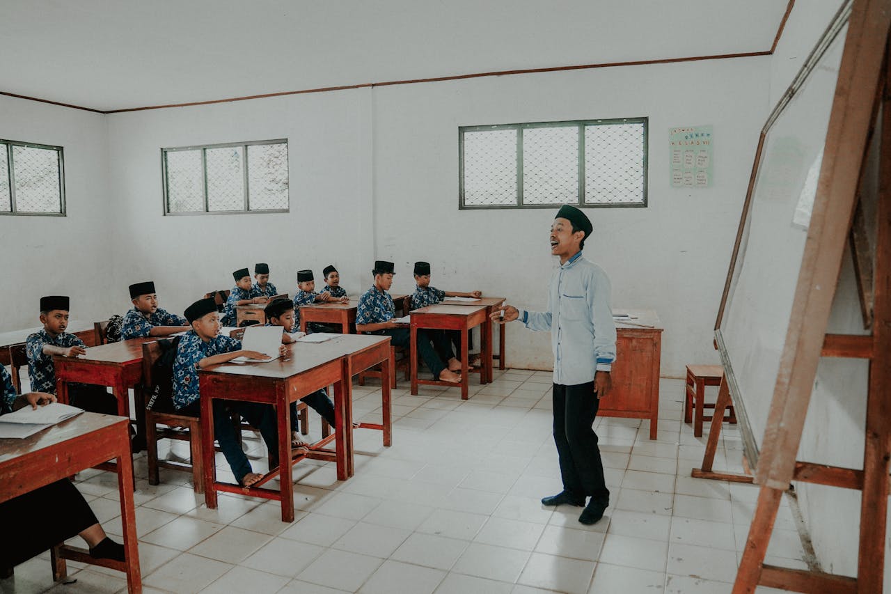 Class session in progress at a school in Pandeglang, Banten, Indonesia.